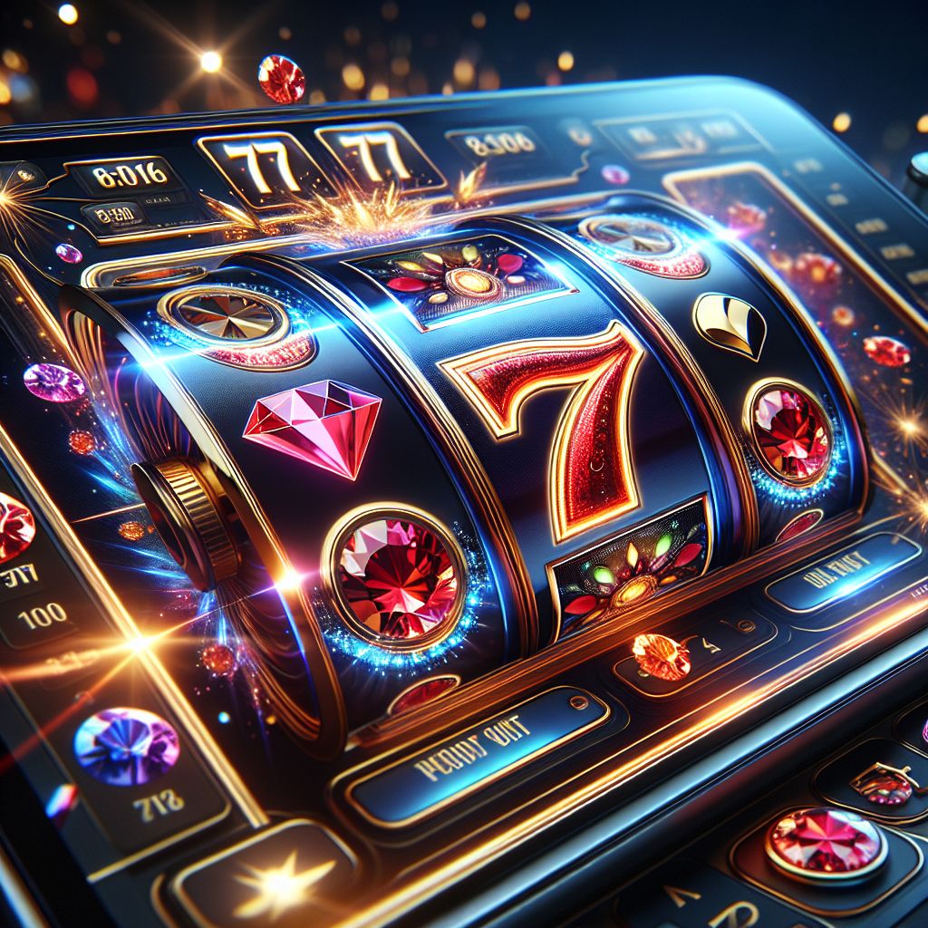 Detailed slot game display with bright symbols, polished effects, and a premium mobile-first layout